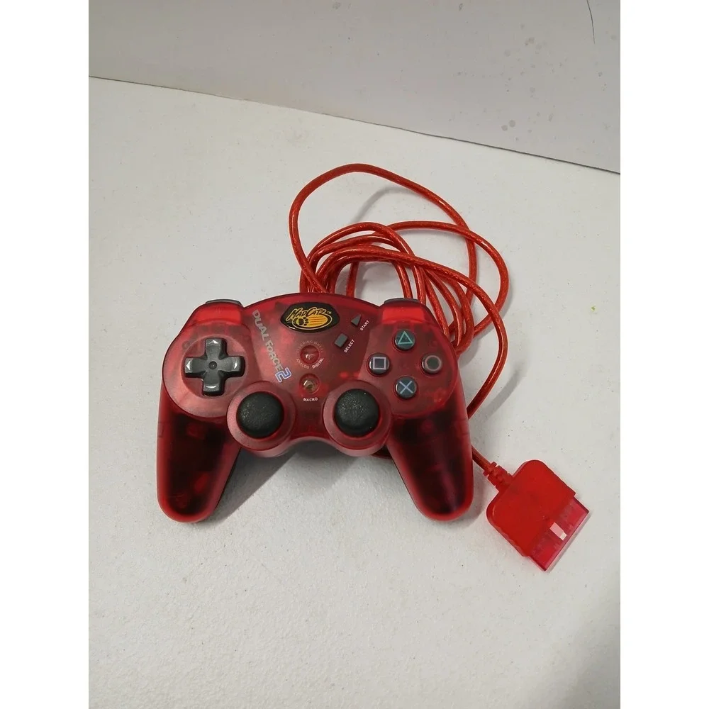 Mad‎ Catz Dual Force 2 Pro PlayStation Game Controller PlayStation 2 Red